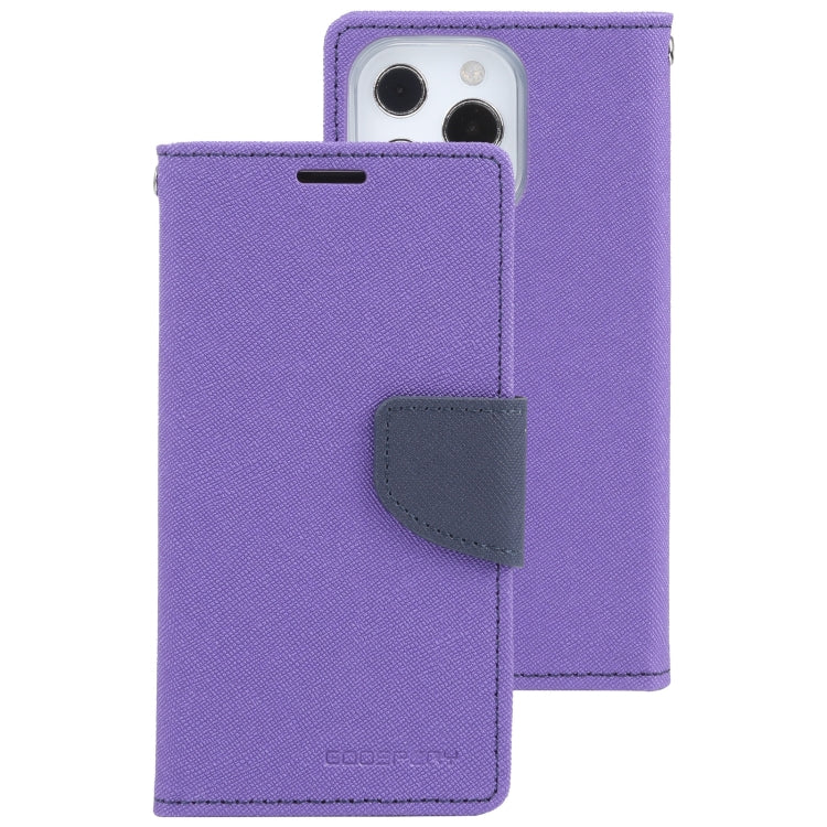 For iPhone 14 Pro Max GOOSPERY FANCY DIARY Cross Texture Leather Case