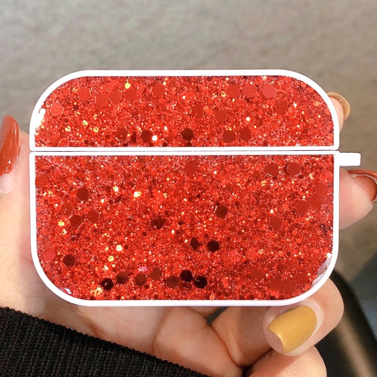 For AirPods Pro Glitter Sequins Wireless Earphone Protective Case