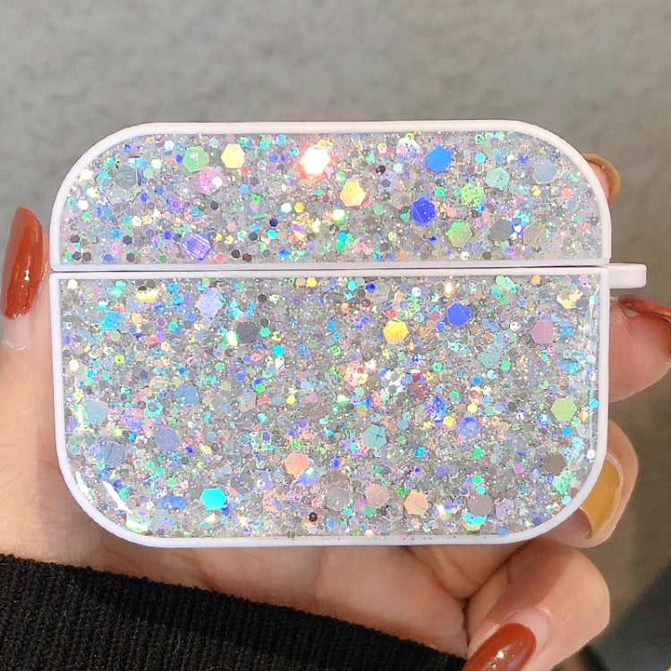 For AirPods Pro Glitter Sequins Wireless Earphone Protective Case