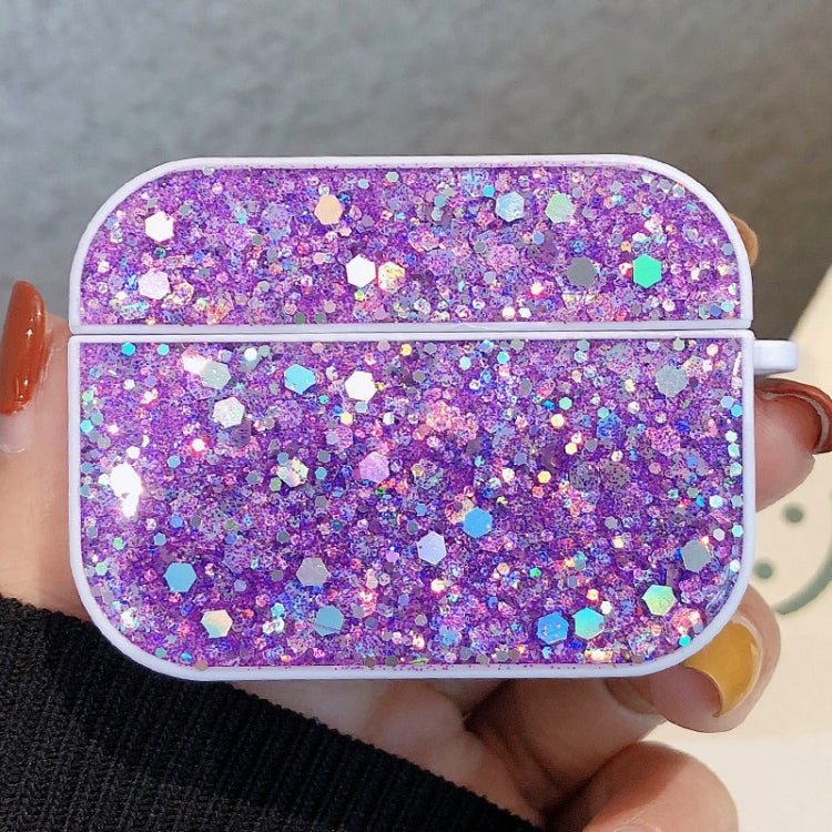 For AirPods Pro Glitter Sequins Wireless Earphone Protective Case