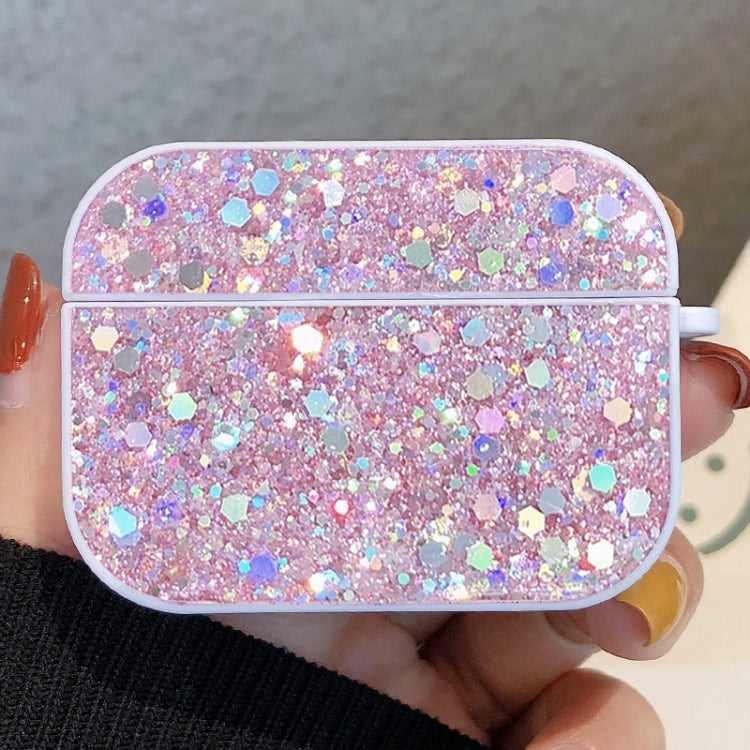 For AirPods Pro Glitter Sequins Wireless Earphone Protective Case
