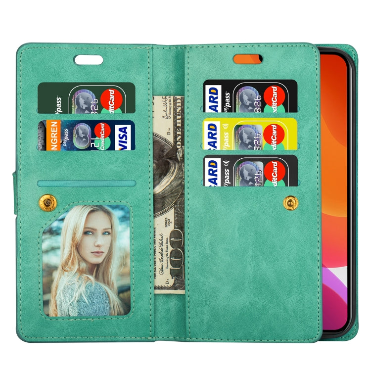 For iPhone 14 Multifunctional Zipper Horizontal Flip Leather Case Max