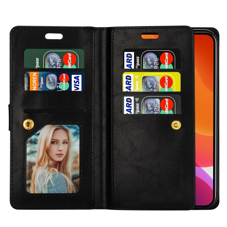 For iPhone 14 Multifunctional Zipper Horizontal Flip Leather Case Max
