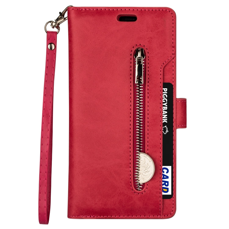 For iPhone 14 Multifunctional Zipper Horizontal Flip Leather Case Max
