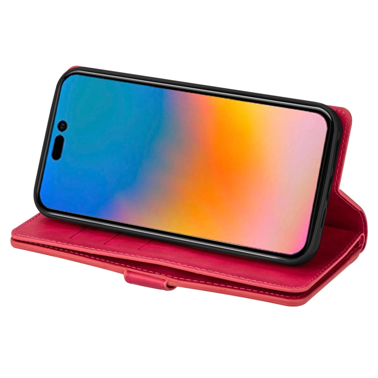 For iPhone 14 Pro Max Multifunctional Zipper Horizontal Flip Leather Case