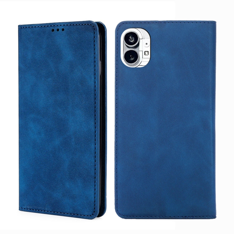 For Nothing Phone 1 Skin Feel Magnetic Horizontal Flip Leather Phone Case