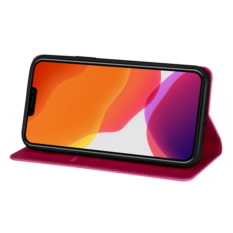 For iPhone 14 Ultrathin Glitter Magnetic Leather Case