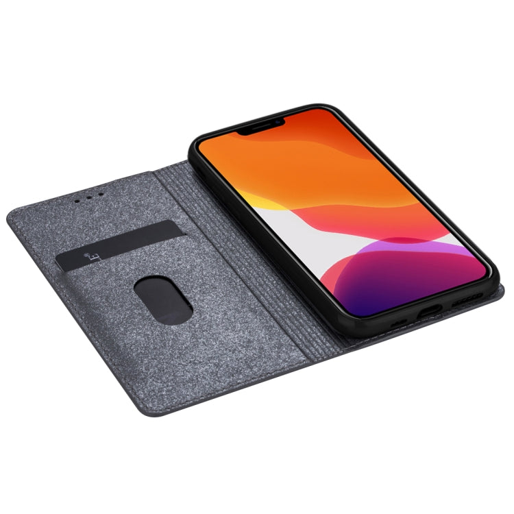 For iPhone 14 Ultrathin Glitter Magnetic Leather Case