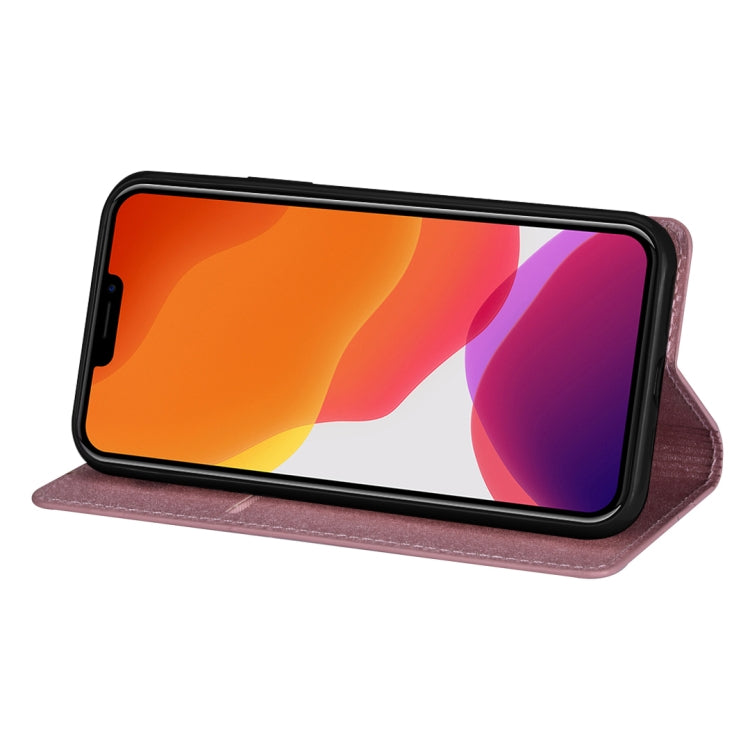 For iPhone 14 Ultrathin Glitter Magnetic Leather Case