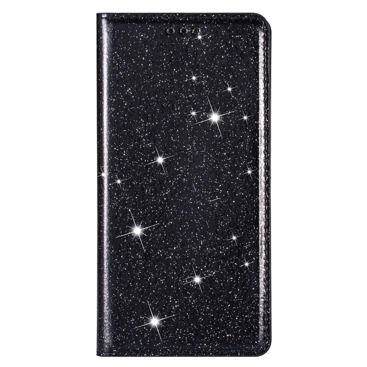 For iPhone 14 Ultrathin Glitter Magnetic Leather Case