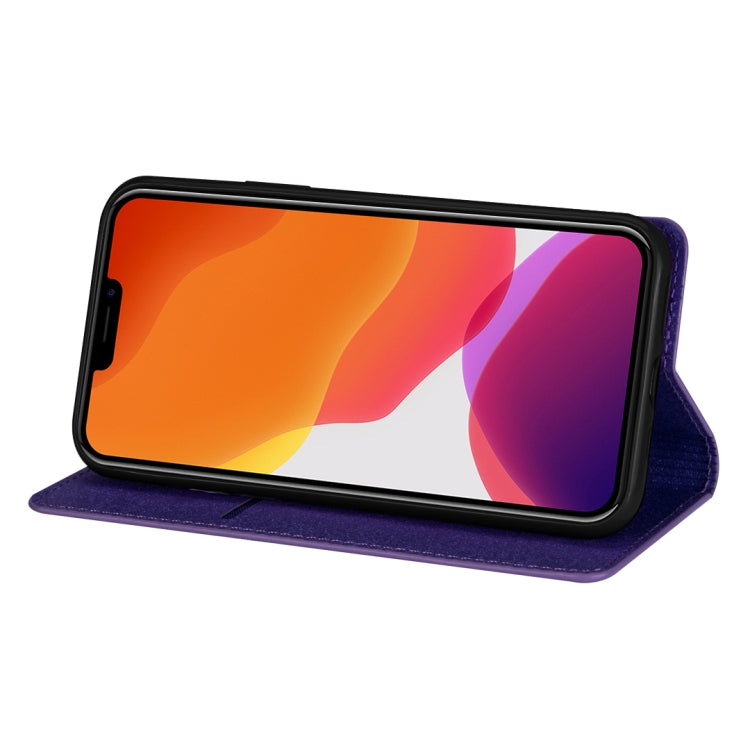 For iPhone 14 Ultrathin Glitter Magnetic Leather Case Max