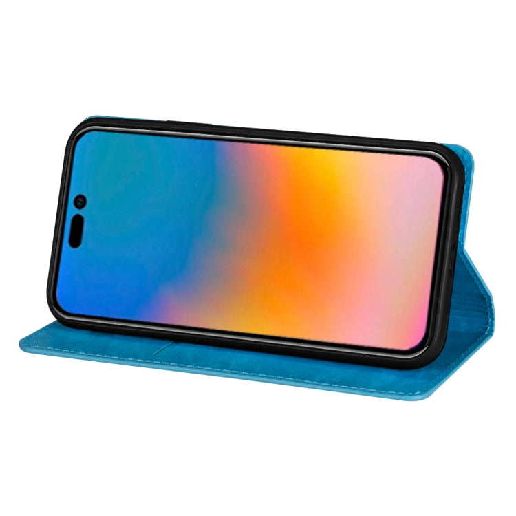 For iPhone 14 Pro Ultrathin Glitter Magnetic Leather Case