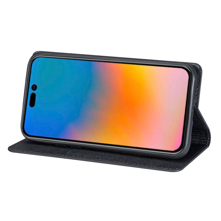 For iPhone 14 Pro Ultrathin Glitter Magnetic Leather Case