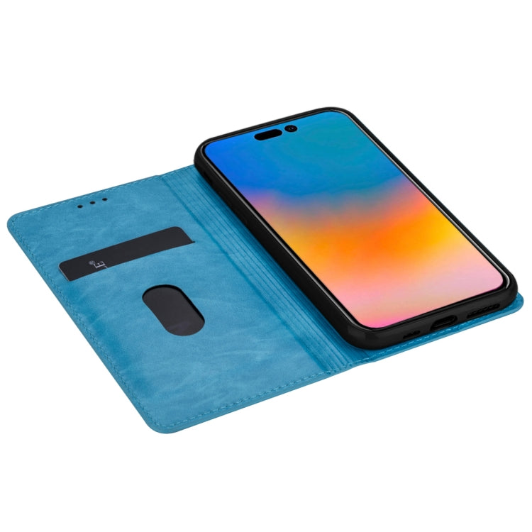 For iPhone 14 Pro Max Ultrathin Glitter Magnetic Leather Case