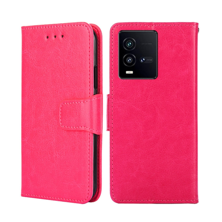 For vivo iQOO 10 Crystal Texture Horizontal Flip Leather Phone Case