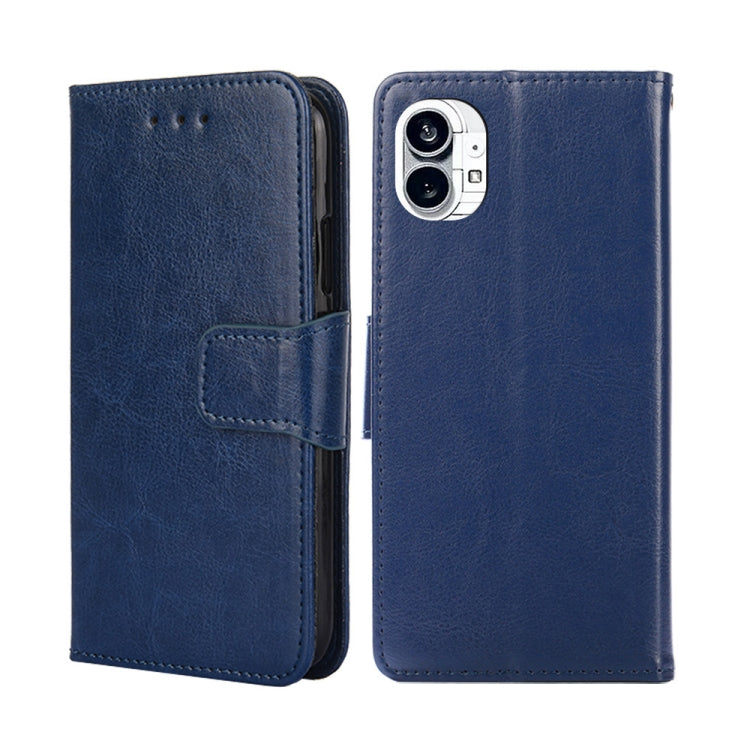 For Nothing Phone 1 Crystal Texture Horizontal Flip Leather Phone Case