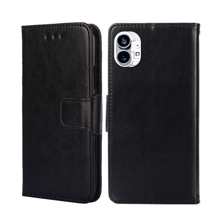 For Nothing Phone 1 Crystal Texture Horizontal Flip Leather Phone Case