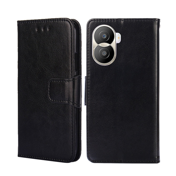 For Honor X40i Crystal Texture Horizontal Flip Leather Phone Case