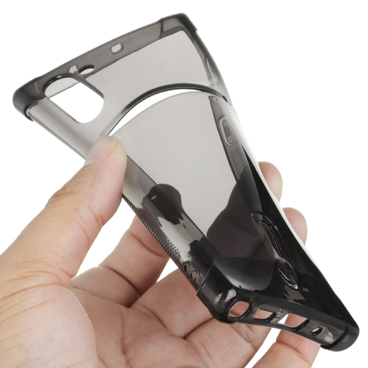 For Galaxy Note 10 Transparent Shockproof Protective Case with Card Slot