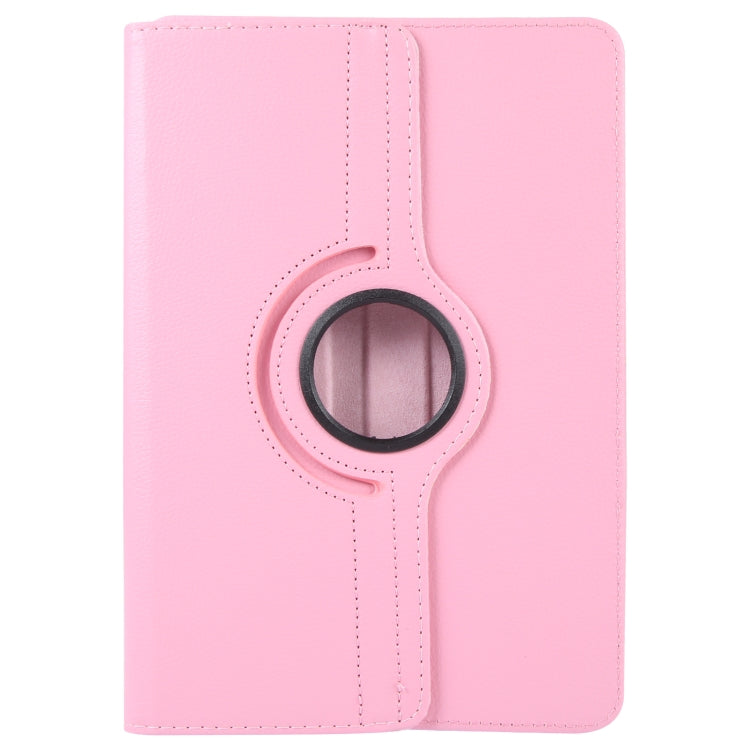 For 7 inch Tablet 360 Degree Rotation Litchi Texture Flip Leather Tablet Case