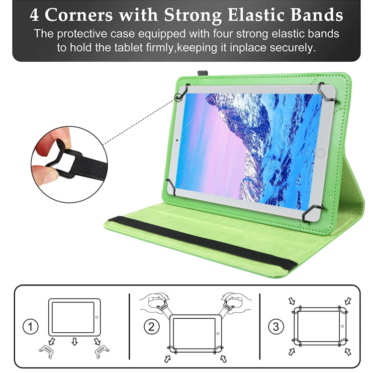 For 7 inch Tablet 360 Degree Rotation Litchi Texture Flip Leather Tablet Case