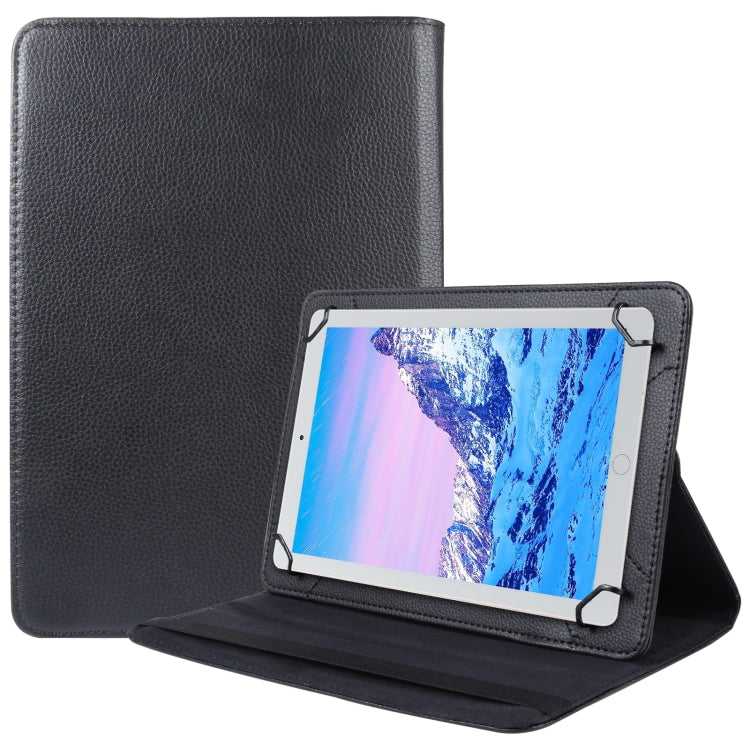 For 7 inch Tablet 360 Degree Rotation Litchi Texture Flip Leather Tablet Case
