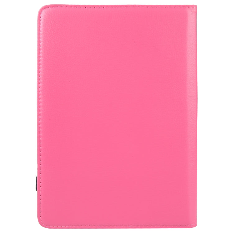 For 7 inch Tablet 360 Degree Rotation Litchi Texture Flip Leather Tablet Case