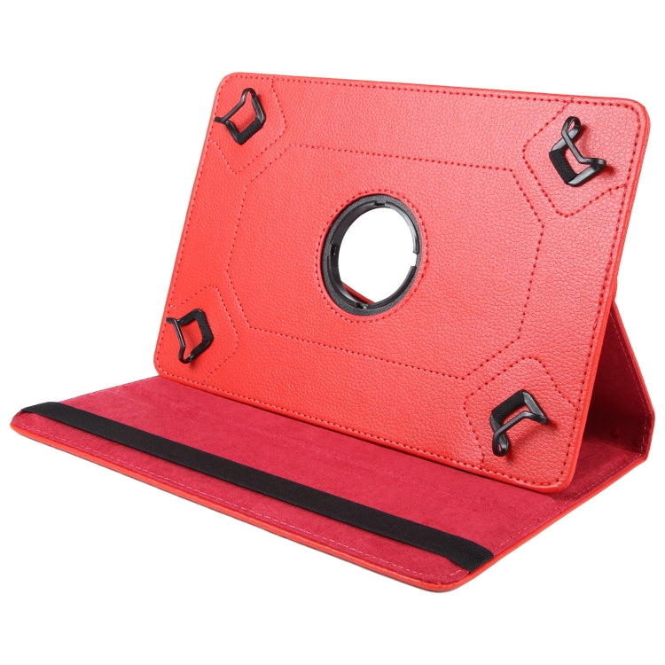 For 8 inch Tablet 360 Degree Rotation Litchi Texture Flip Leather Tablet Case