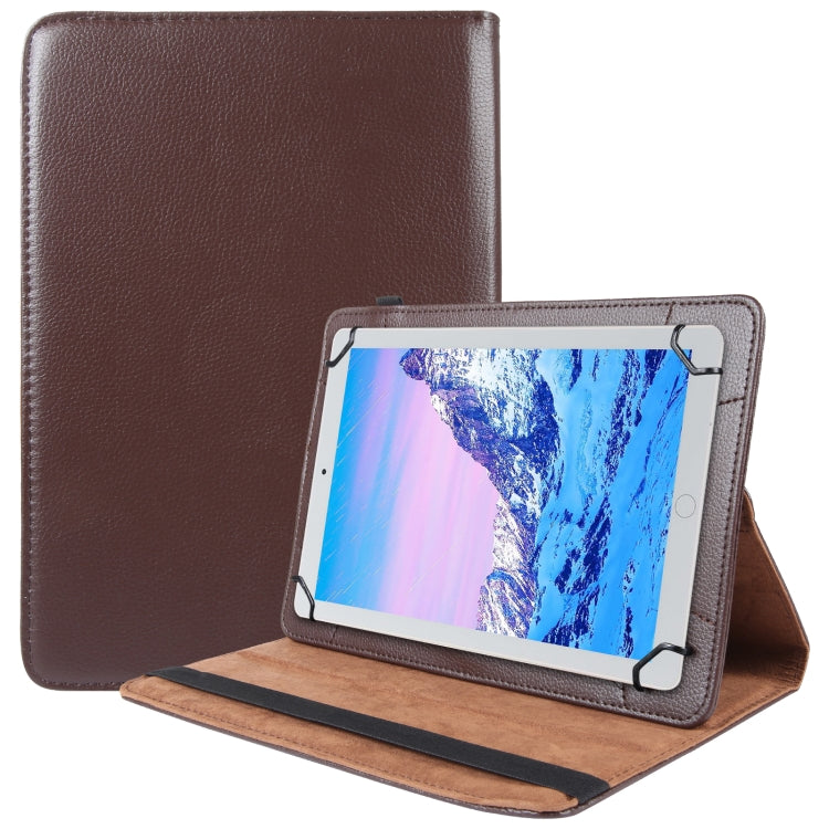 For 8 inch Tablet 360 Degree Rotation Litchi Texture Flip Leather Tablet Case
