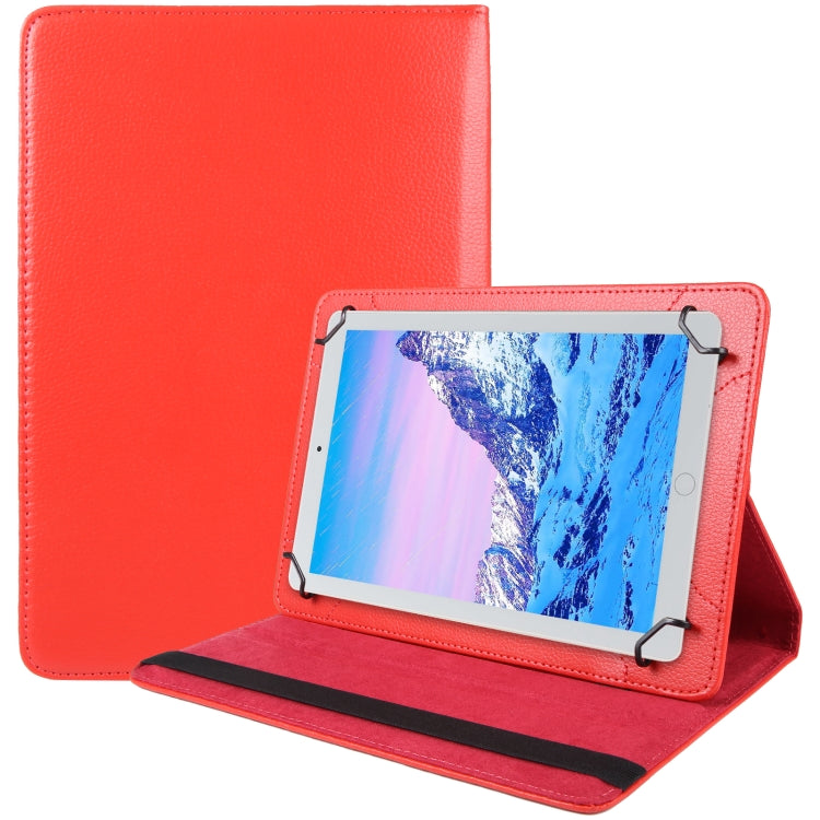 For 10 inch Tablet 360 Degree Rotation Litchi Texture Flip Leather Tablet Case