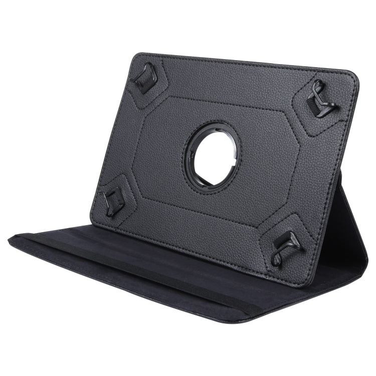 For 10 inch Tablet 360 Degree Rotation Litchi Texture Flip Leather Tablet Case