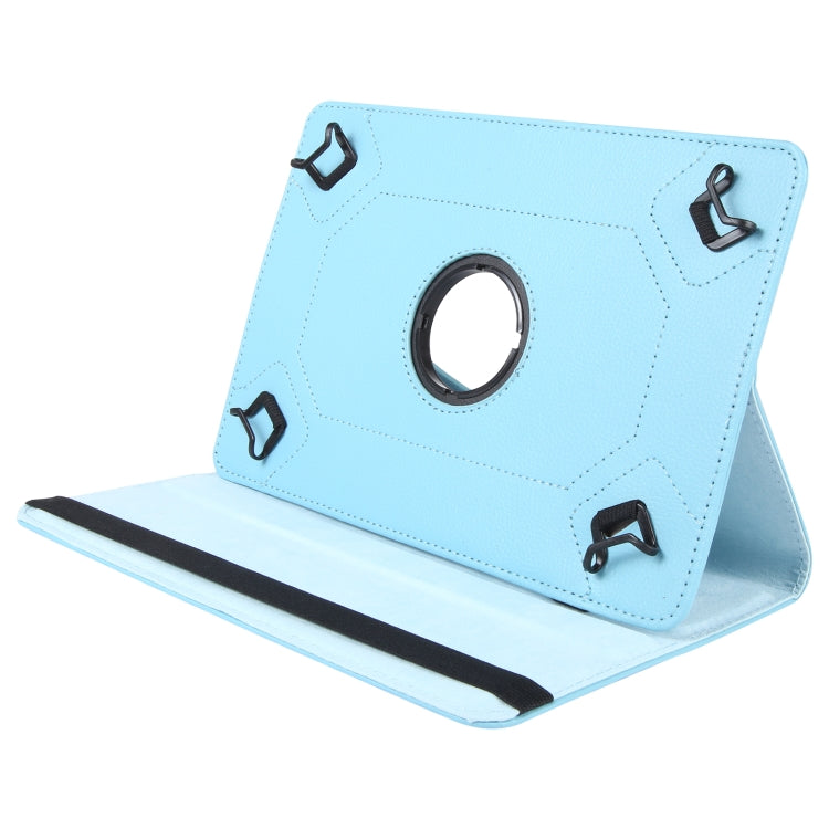 For 10 inch Tablet 360 Degree Rotation Litchi Texture Flip Leather Tablet Case