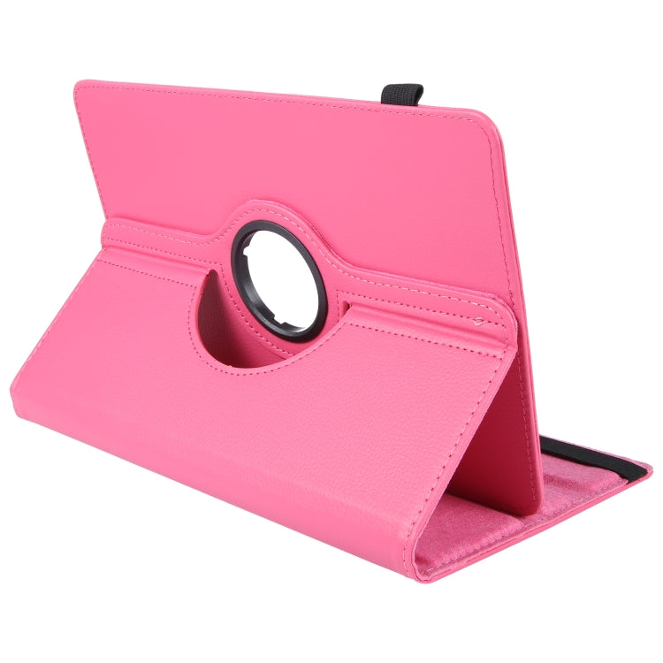 For 10 inch Tablet 360 Degree Rotation Litchi Texture Flip Leather Tablet Case