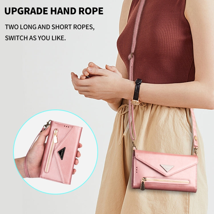 For iPhone 14 Skin Feel Zipper Horizontal Flip Leather Case
