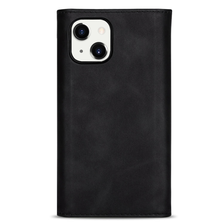 For iPhone 14 Skin Feel Zipper Horizontal Flip Leather Case