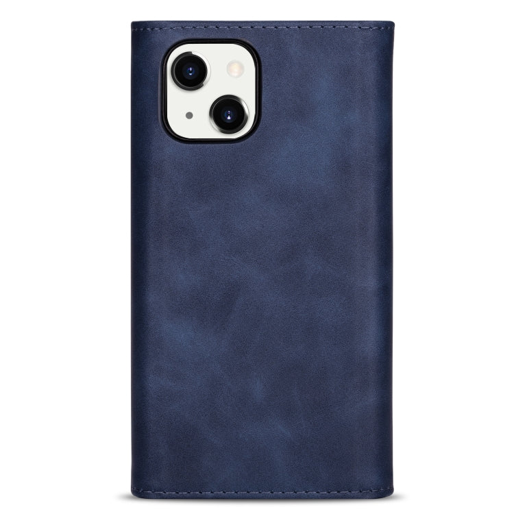 For iPhone 14 Skin Feel Zipper Horizontal Flip Leather Case