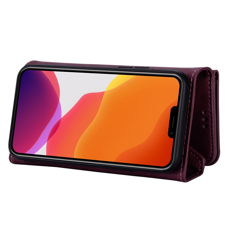 For iPhone 14 Skin Feel Zipper Horizontal Flip Leather Case