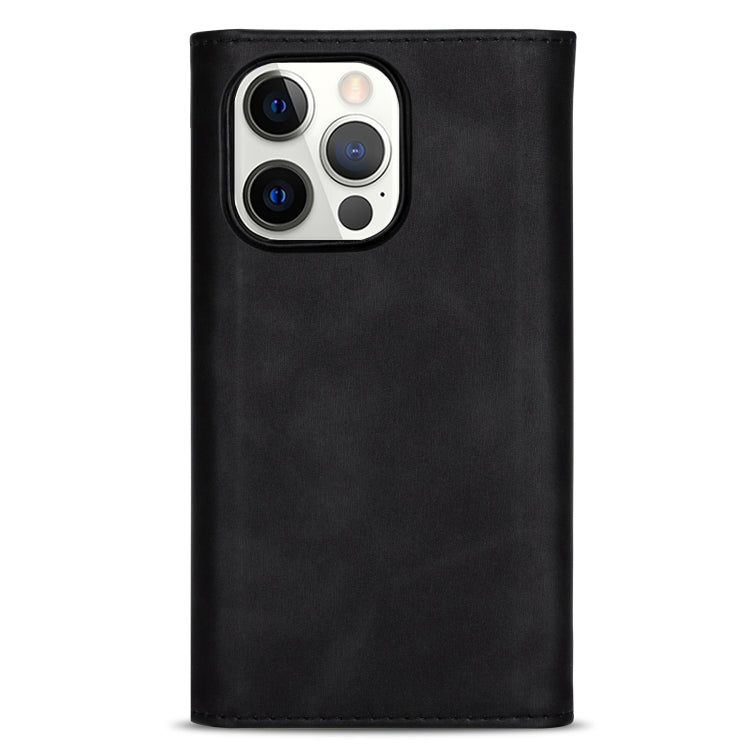 For iPhone 14 Pro Skin Feel Zipper Horizontal Flip Leather Case
