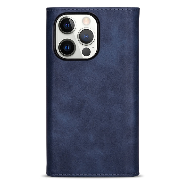 For iPhone 14 Pro Skin Feel Zipper Horizontal Flip Leather Case