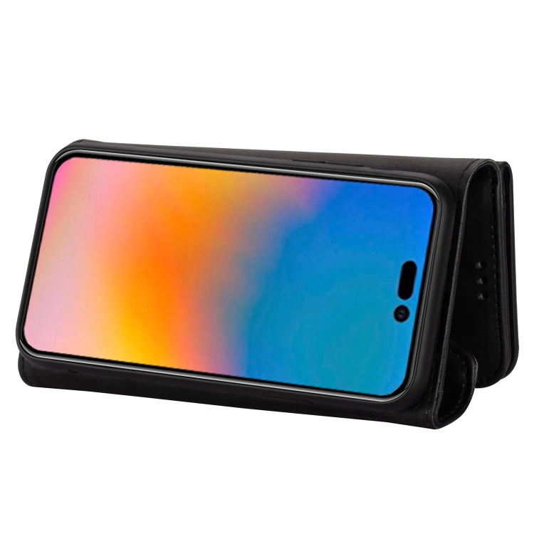 For iPhone 14 Pro Max Skin Feel Zipper Horizontal Flip Leather Case
