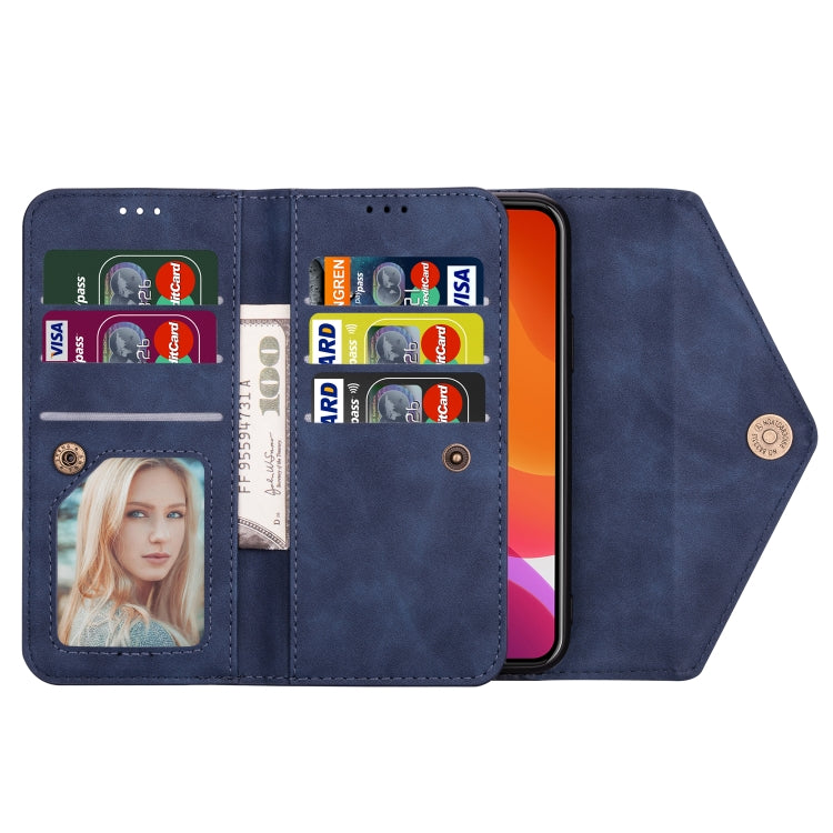 For iPhone 14 Pro Max Skin Feel Zipper Horizontal Flip Leather Case