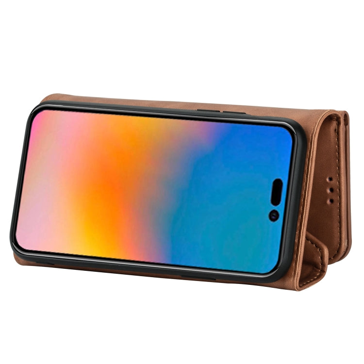 For iPhone 14 Pro Max Skin Feel Zipper Horizontal Flip Leather Case