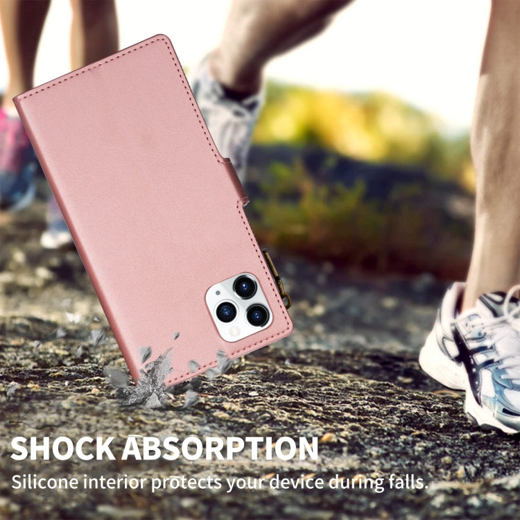 For iPhone 14 Pro Zipper Multi-card Slots Horizontal Flip Leather Case