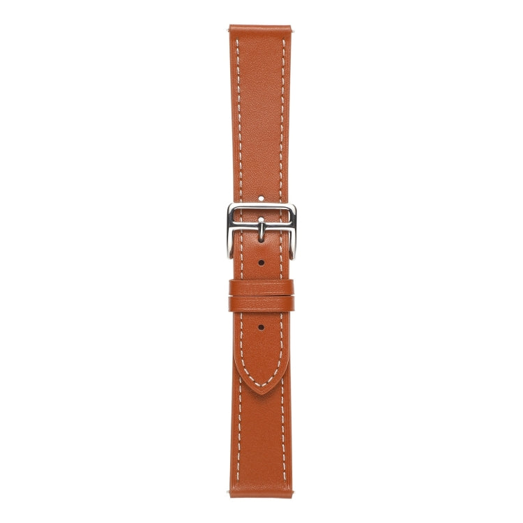 For Samsung Galaxy Watch5 Pro 45mm/5 44mm/5 40mm Plain Weave Leather Watch Band