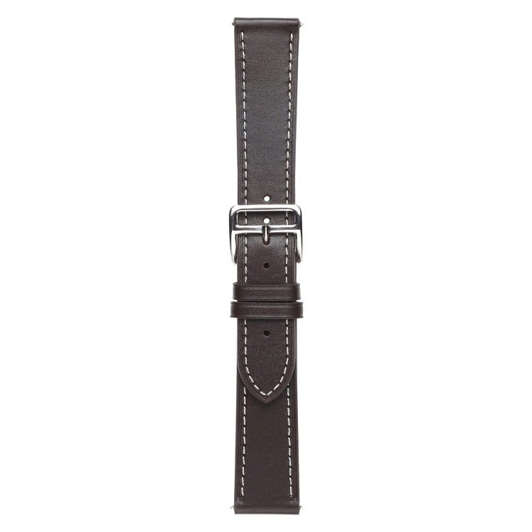 For Samsung Galaxy Watch5 Pro 45mm/5 44mm/5 40mm Plain Weave Leather Watch Band