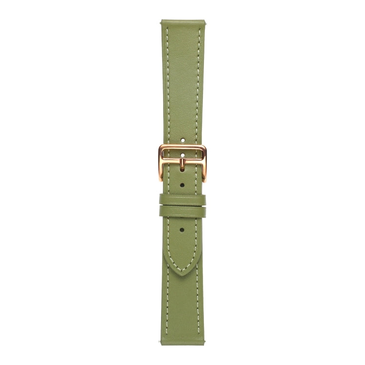 For Samsung Galaxy Watch5 Pro 45mm/5 44mm/5 40mm Plain Weave Leather Watch Band