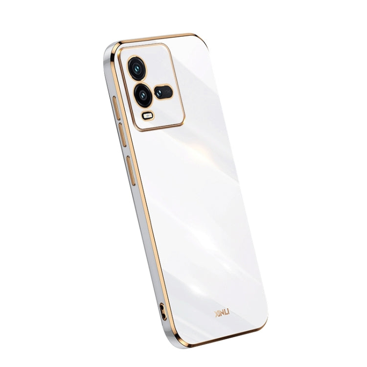 For vivo iQOO 10 XINLI Straight Edge 6D Electroplate TPU Phone Case