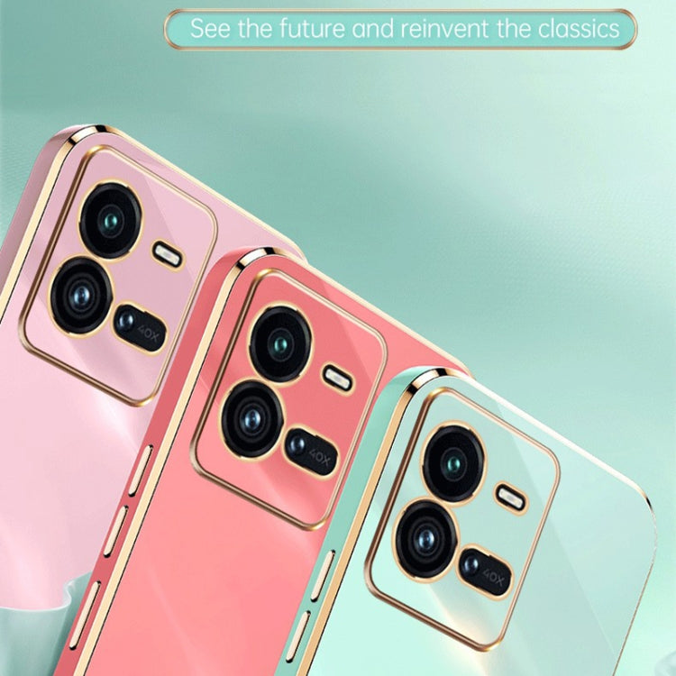 For vivo iQOO 10 Pro XINLI Straight Edge 6D Electroplate TPU Phone Case