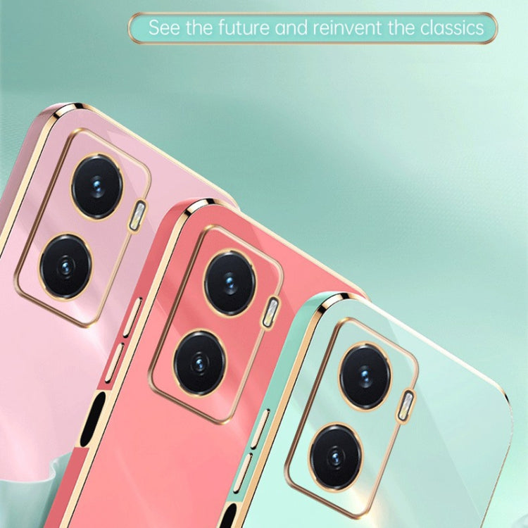 For vivo Y77 5G XINLI Straight Edge 6D Electroplate TPU Phone Case