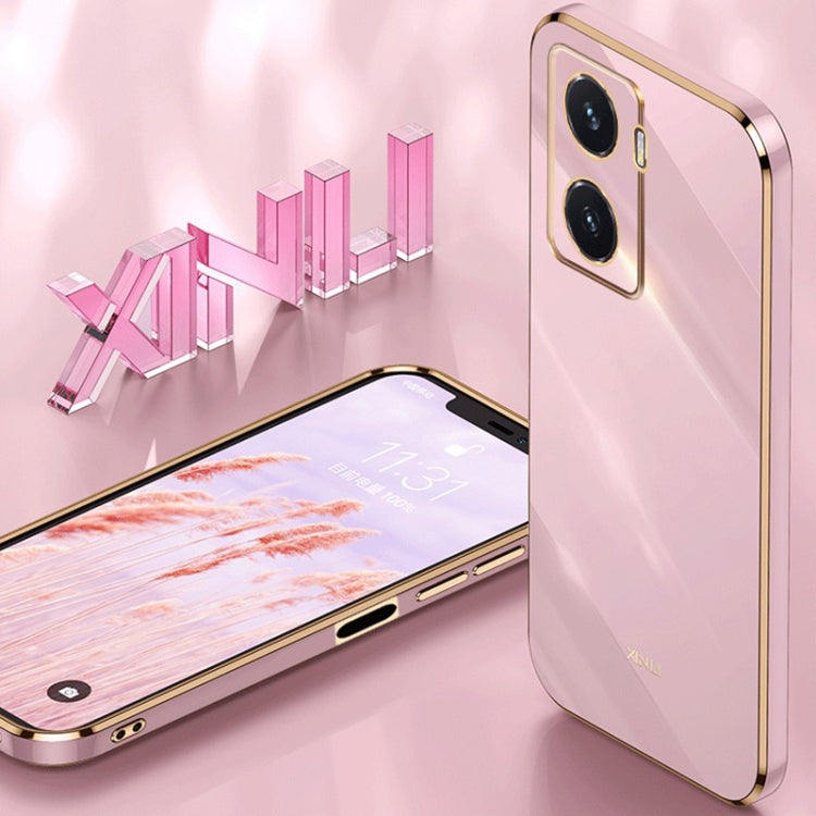 For vivo Y77 5G XINLI Straight Edge 6D Electroplate TPU Phone Case
